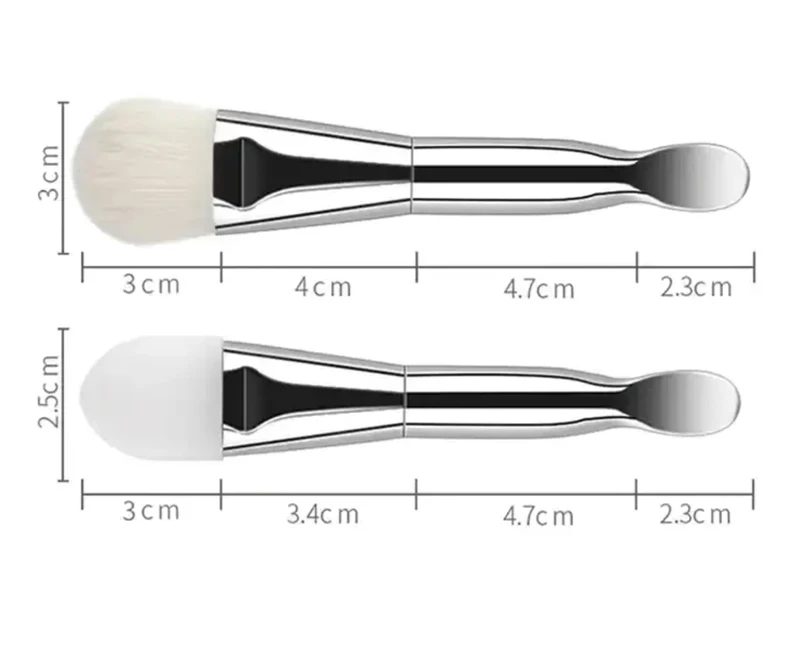 Electroplated mask brush