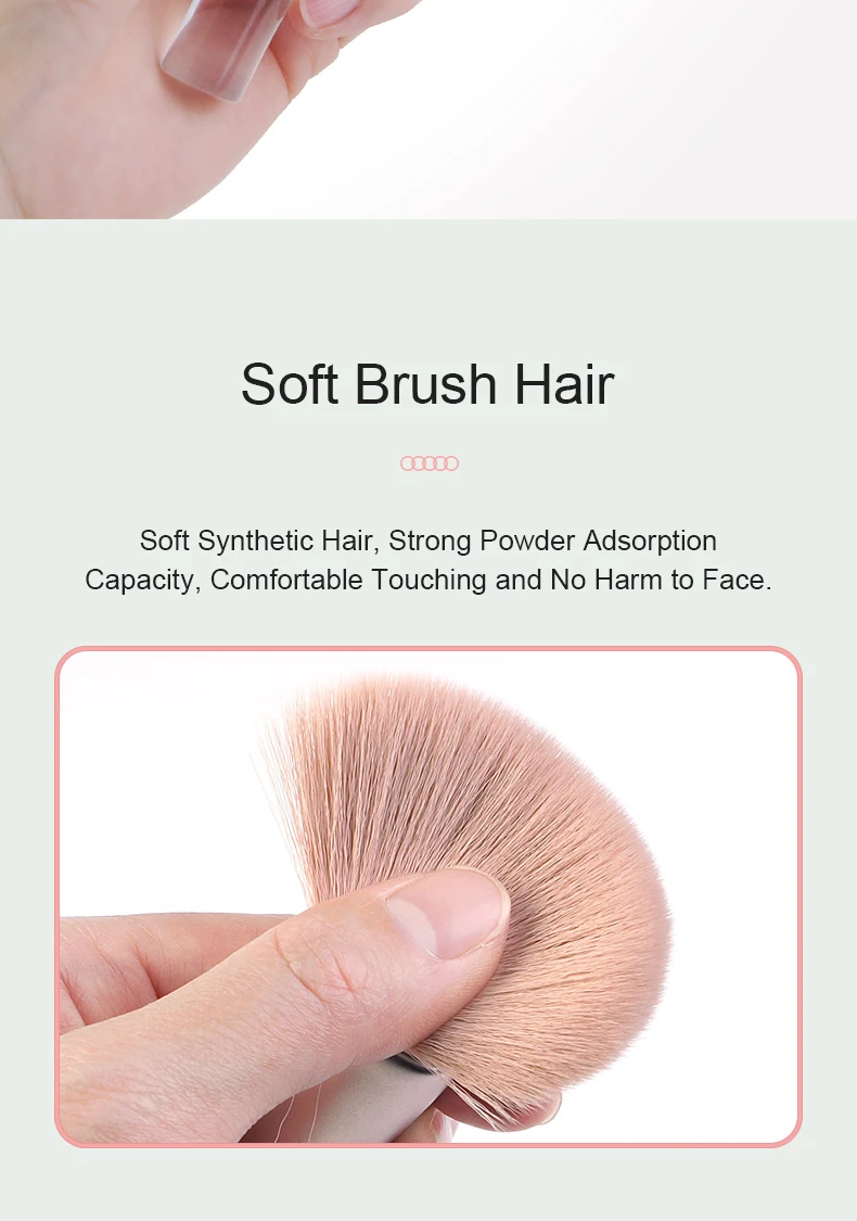 Portable 4-in-1 makeup brush