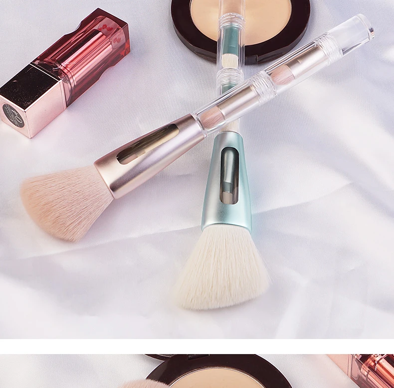 Portable 4-in-1 makeup brush